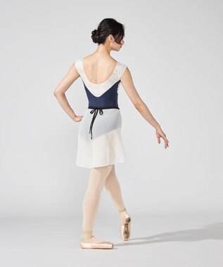 Chacott ノースリーブレオタード ネイビー