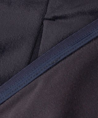 23区GOLF 【WOMEN】【ストレッチ】ベロアフーディ ネイビー系