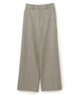 UNFILO beauty warm ワイドパンツ ガンクラブチェック