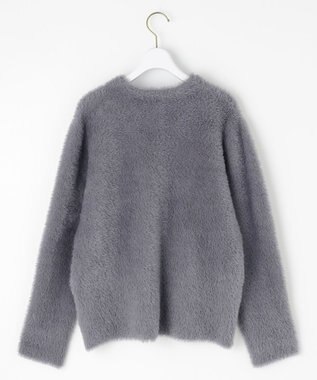 ANY SIS S フェザーニット ジャケット スレート