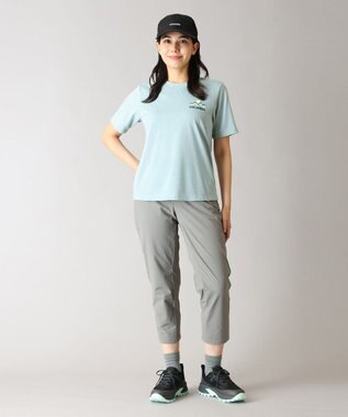 Columbia Columbia/ ウィメンズシダートレイルアウトドアグラフィックTシャツ /コロンビア Crushed Blue Colorful Peaks Mini