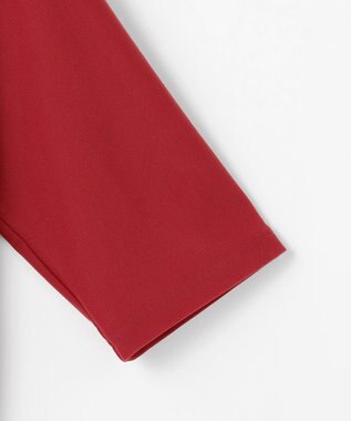 23区GOLF 【WOMEN】AIR TOOL七分袖ポロシャツ レッド系