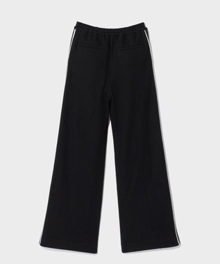 GRACE CONTINENTAL ウールジャージトラックパンツ ブラック