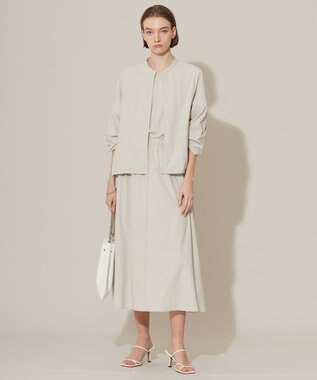 ICB L 【接触冷感・UVカット・洗える】アトラストリコット ジップアップブルゾン トープ系