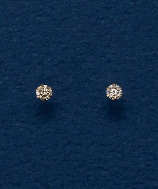 Phoebe 【K10】一粒ダイヤモンドピアス　ゴールド ゴールド