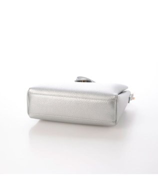 UNBILLION カシュカシュ cachecache / 横型3つ口ショルダーバッグ シルバー