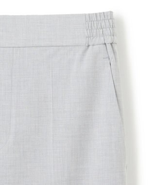 UNFILO マイビューティ テーパードパンツ ライトグレー