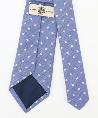 J.PRESS MEN 【SILK LINEN COLLECTION】ペイズリー柄 ネクタイ ネイビー系8