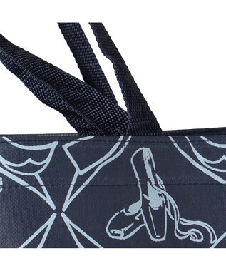 Chacott トゥリボン不織布バッグL ネイビー