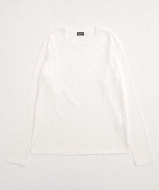 WEGO タイトフィットリブT（長袖） ホワイト