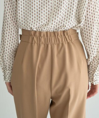 YECCA VECCA サイドベルテッドパンツ Beige