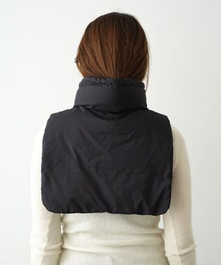 KWD 【日本製】STAND COLLAR DOWN PARTS グリーンダウン スタンドカラーダウンパーツ ブラック