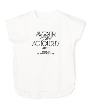 UNFILO BEAUTY FORM-T cotton ロゴ フレンチスリーブ Tシャツ