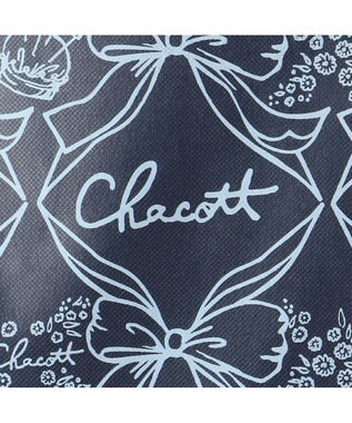 Chacott トゥリボン不織布バッグL ネイビー