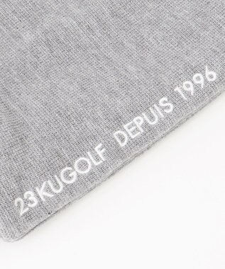 23区GOLF 防風機能付きの裏地で足元あたたか【WOMEN】ニット レッグウォーマー ライトグレー系