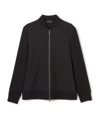 JOSEPH HOMME 【オリジナル素材】ライトタックジャージー ジップアップブルゾン ブラック系