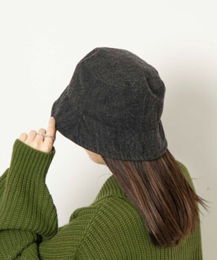 WEGO ダウンブリムバケットハット デニム