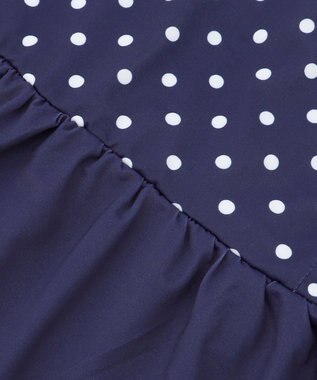 組曲 KIDS 【SS-Lサイズ】 フリルスカートスイムウェア(ワンピース) ネイビー