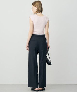 ICB L オーガニックコットン リブニット ライトピンク