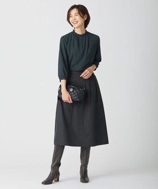 J.PRESS LADIES レザー ロングブーツ ブラウン系