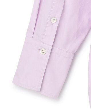 23区 【CLASSY.1月号掲載】CANCLINI バンドカラー シャツ ラベンダー