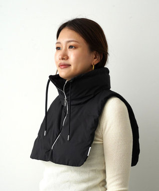 KWD 【日本製】STAND COLLAR DOWN PARTS グリーンダウン スタンドカラーダウンパーツ ブラック