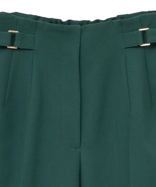 YECCA VECCA サイドベルテッドパンツ Green