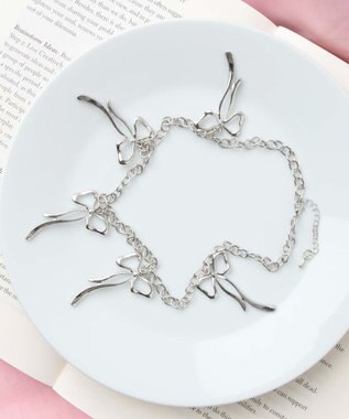 WEGO Lメニーリボンメタルネックレス