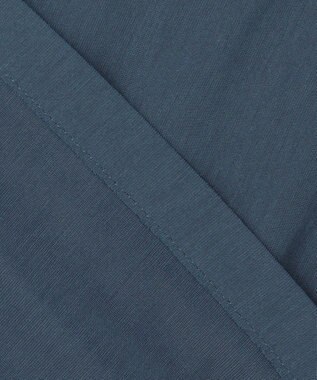 23区 S 【洗える】クリアトリコットジャージー ギャザーデザイン カットソー ダークブルー系