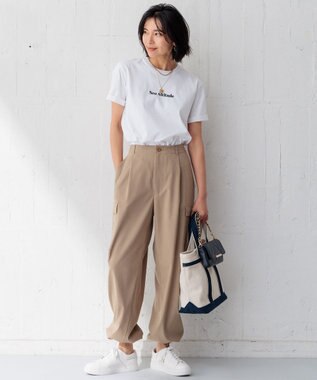 23区 【洗える】Neo Attitude ロゴTシャツ ホワイト系