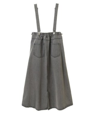 CRAFT STANDARD BOUTIQUE ２Ｗａｙデニムジャンパースカート Gray