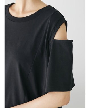 Green Parks ショルダーカットチュニック Black