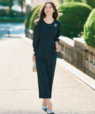 ANY SIS サークルパール調 ブローチ ゴールド系