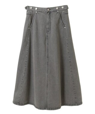 CRAFT STANDARD BOUTIQUE ２Ｗａｙデニムジャンパースカート Gray