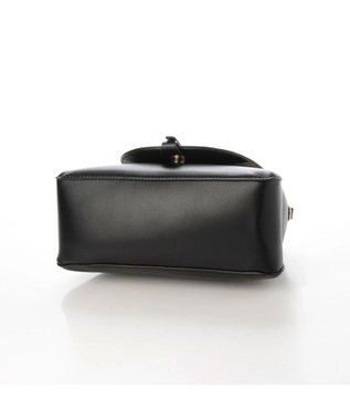 UNBILLION cachecache ワンハンドルフラップ付きミニショルダー ブラック