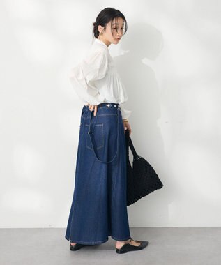 CRAFT STANDARD BOUTIQUE ２Ｗａｙデニムジャンパースカート Dark Indigo