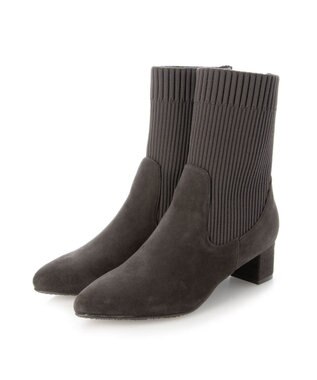 Riz raffinee <Riz raffinee> ポインテッドニットブーツ グレースエード