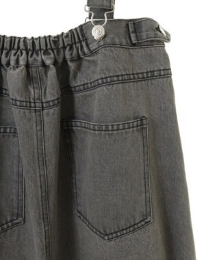 CRAFT STANDARD BOUTIQUE ２Ｗａｙデニムジャンパースカート Gray