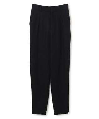 BEIGE， BERNARD / リネン混 ヘムタグ 2WAYパンツ Black