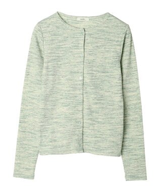 earth music&ecology メランジリブカーディガン Green
