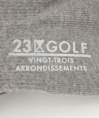 23区GOLF 【MEN】ノルディック柄 ハーフソックス ライトグレー系5
