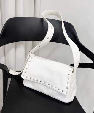 WEGO フラップスタッズショルダー ホワイト