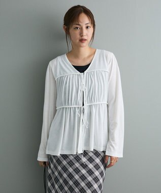 CRAFT STANDARD BOUTIQUE ドロストギャザープルオーバー Off White