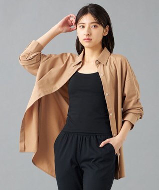 Chacott Chacott BALANCE EasyCare+ オーバーシャツ ベージュ