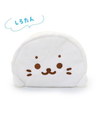 Mother garden しろたん らむね ふわふわ ポーチ  【単品】 しろたん