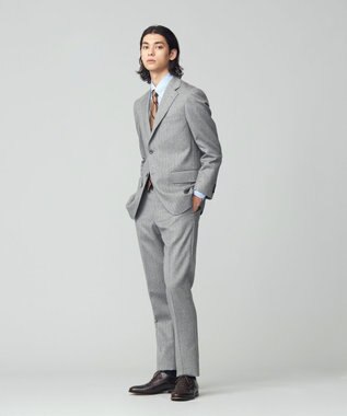 J.PRESS MEN 【MAGIC CUBA BEACH】スコティッシュヘリンボン スーツ ブラック系1