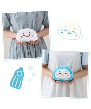 Mother garden しろたん らむね ふわふわ ポーチ  【単品】 らむね