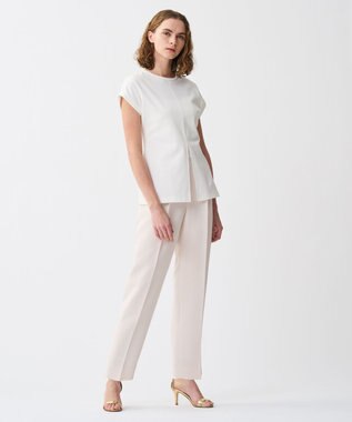 uncrave ダブルフェイスジャージー 2WAYスリットトップス オフ