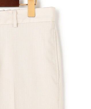 J.PRESS MEN 【ストレッチ性 / 洗える / 接触冷感】エレガントラミーコンフォート スラックス アイボリー系