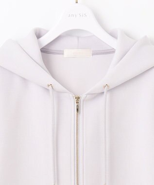 ANY SIS L 【洗える】ダンボール パーカー ライトグレー